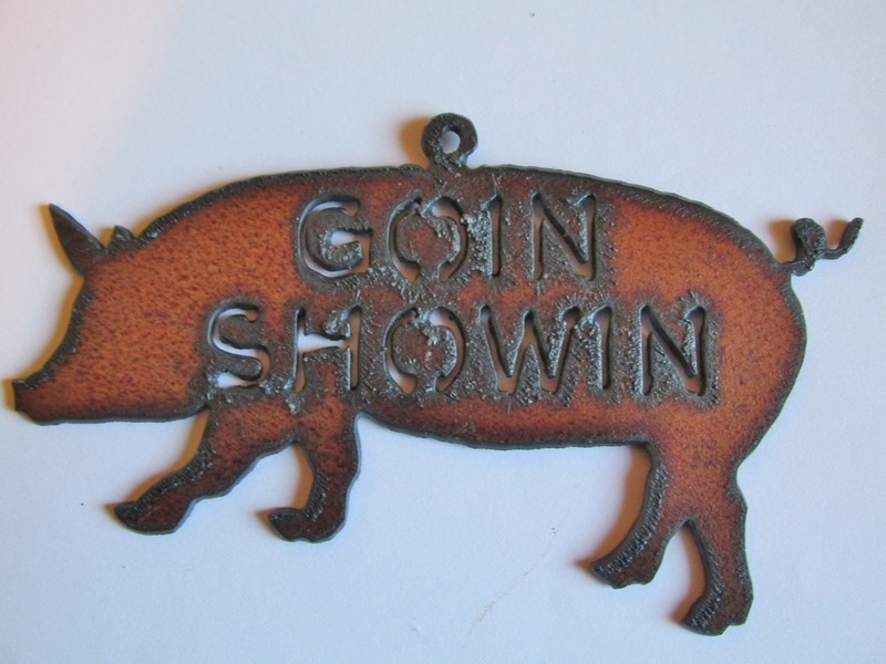 (image for) Goin showin - Pig ornament #ORN-BY008-B